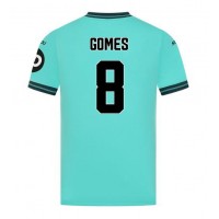 Maglia Calcio Wolves Joao Gomes #8 Seconda Divisa 2025-26 Manica Corta